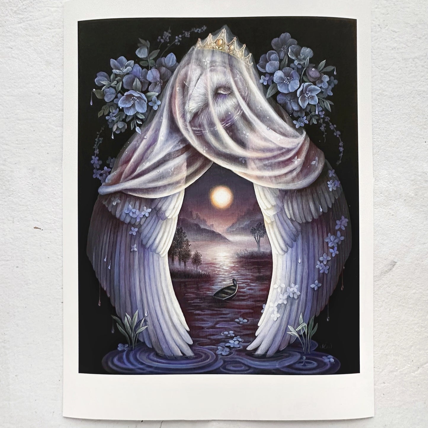 Limited Edition "Pull of the Moon" 9x12 print