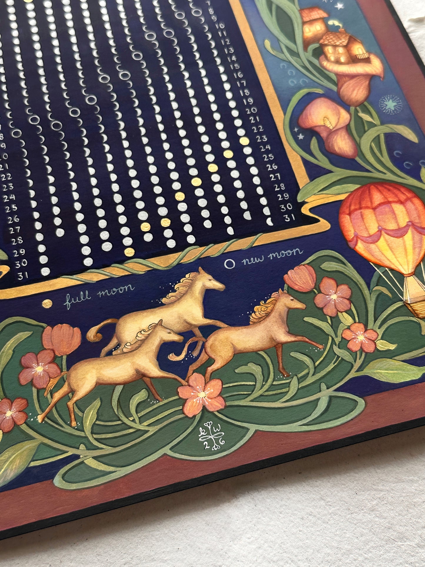 2026 Year of the Horse Moon Calendar