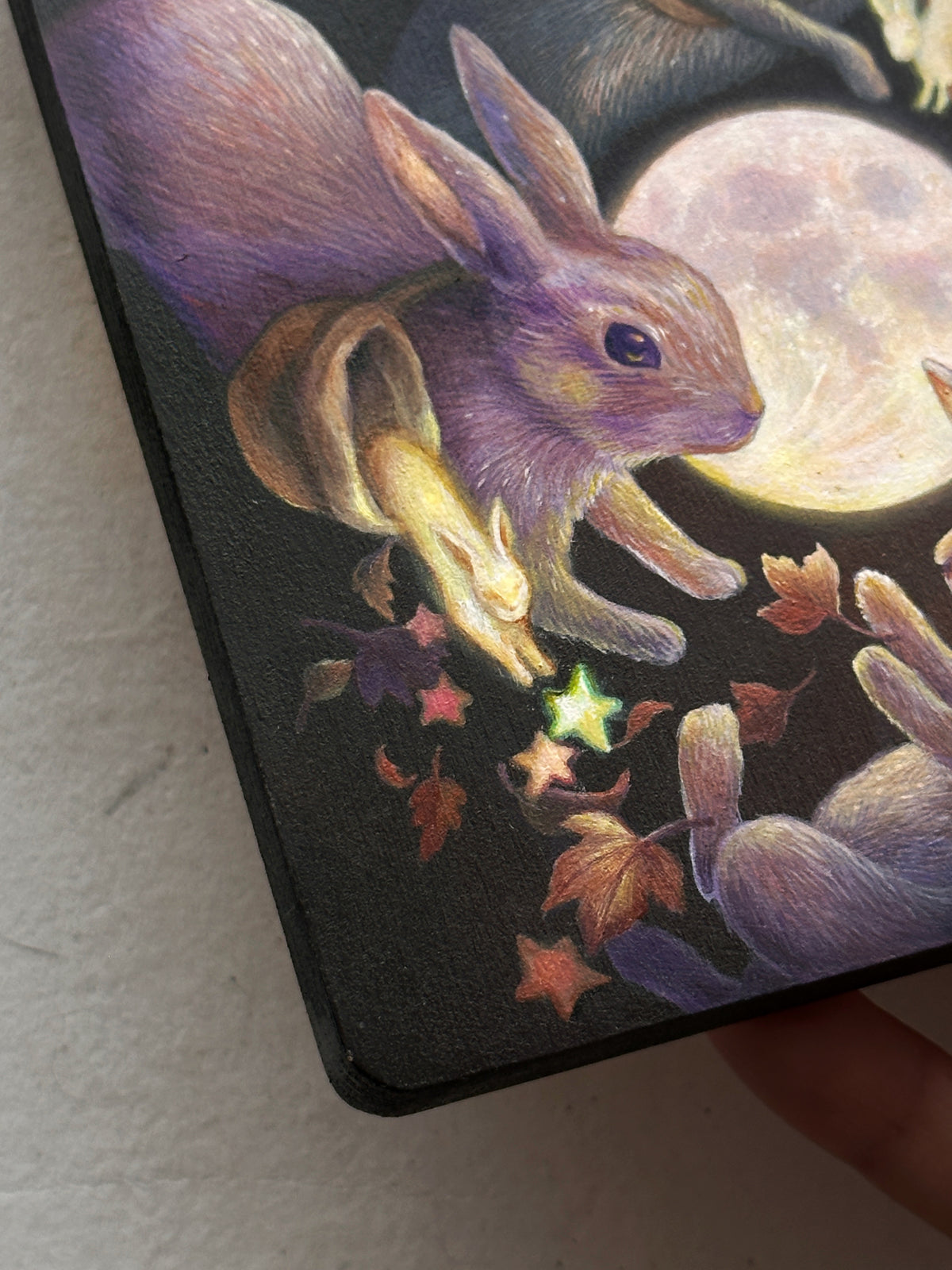 “The Harvest Moon” | Original painting on panel