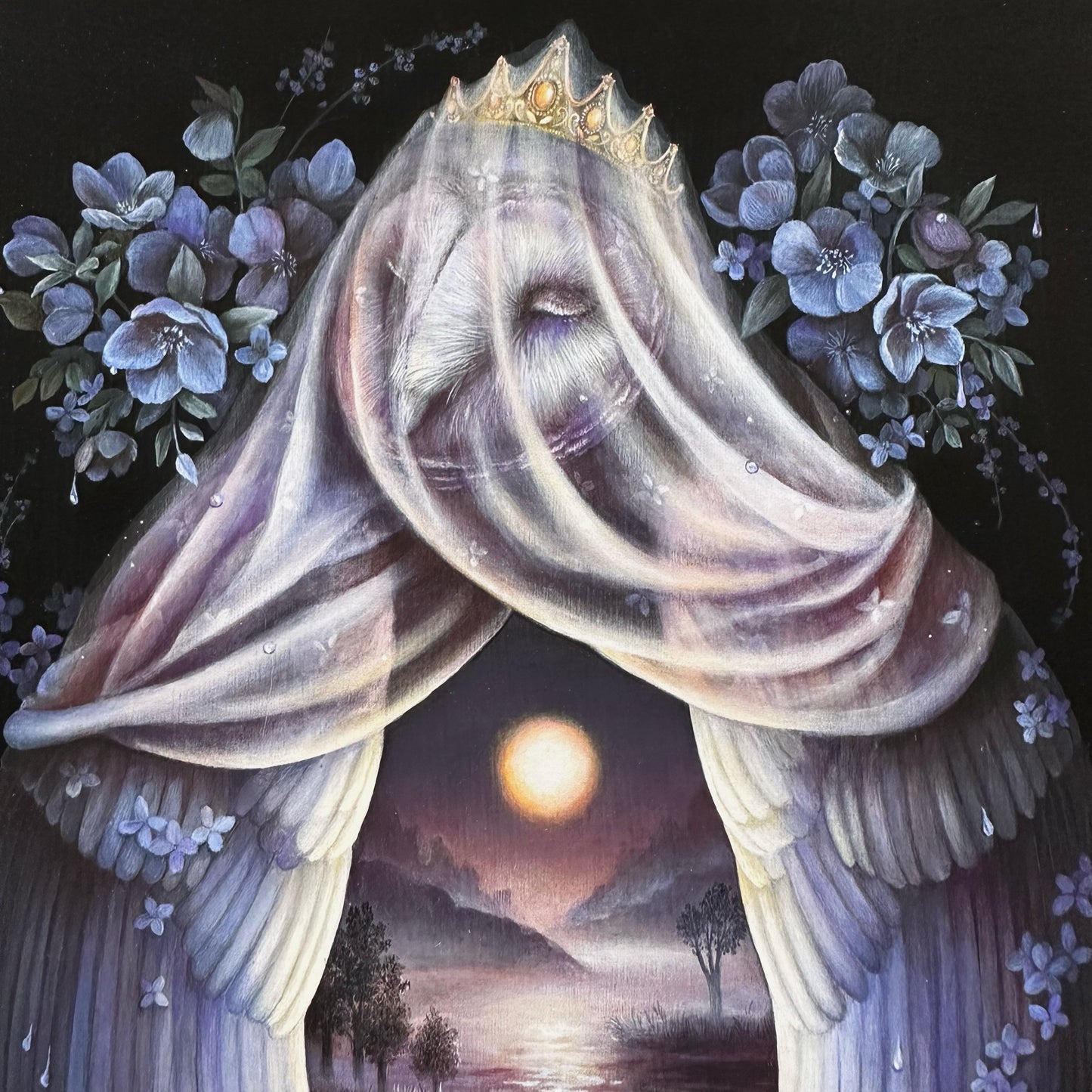 Limited Edition "Pull of the Moon" 9x12 print