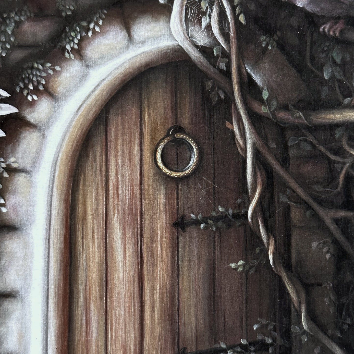Open Edition "A Curious Door" 9x12 print