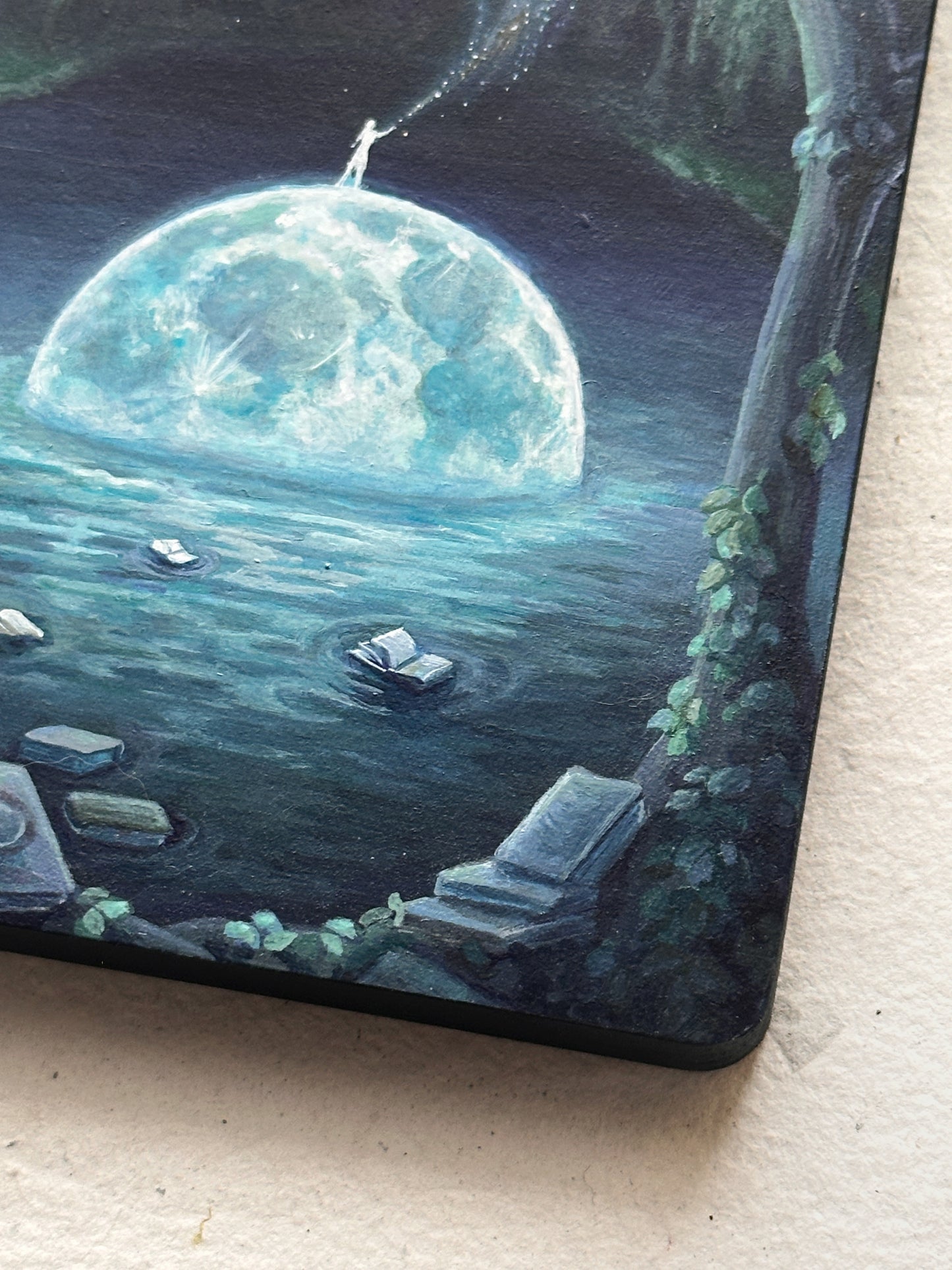 “The Wisdom of Ravens" | Original painting on panel