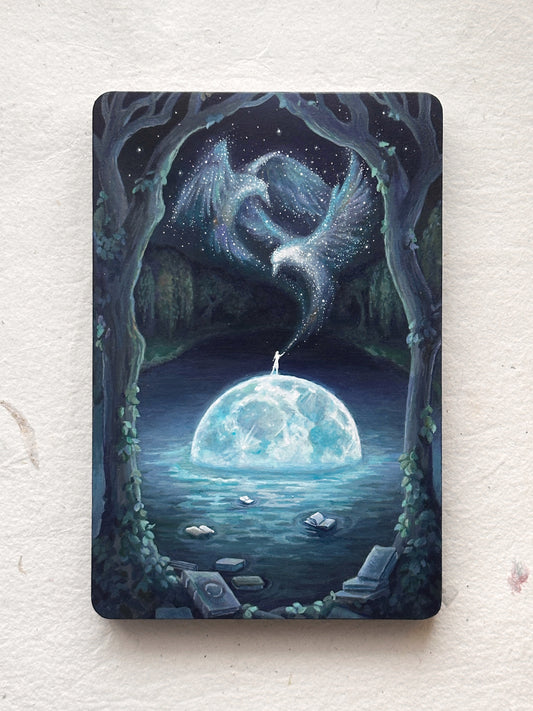 “The Wisdom of Ravens" | Original painting on panel