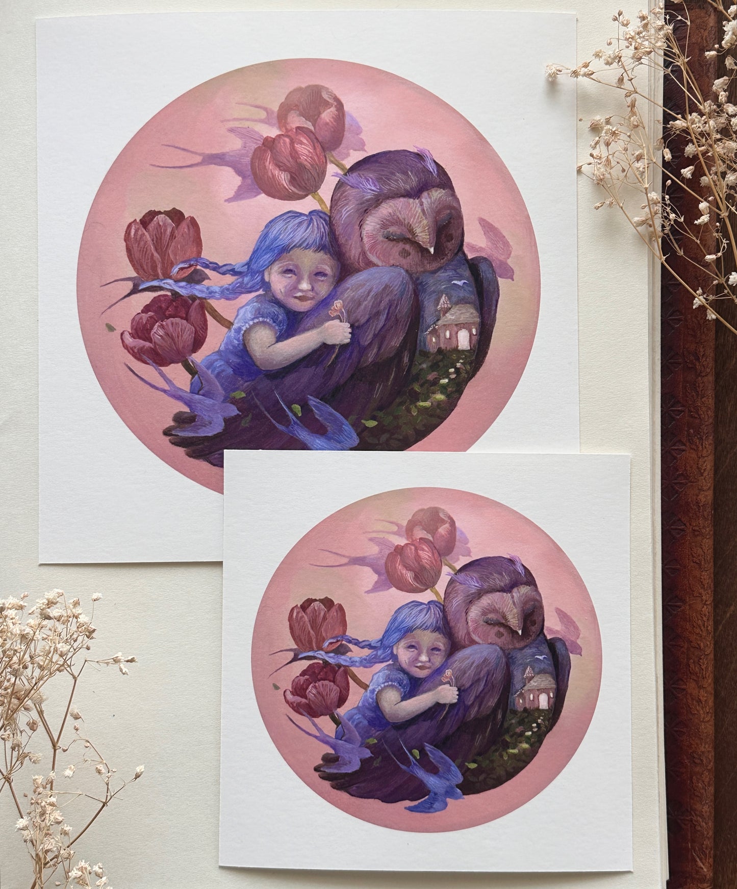 "Ephemera” Limited Edition Print  in 6x6 and 8x8