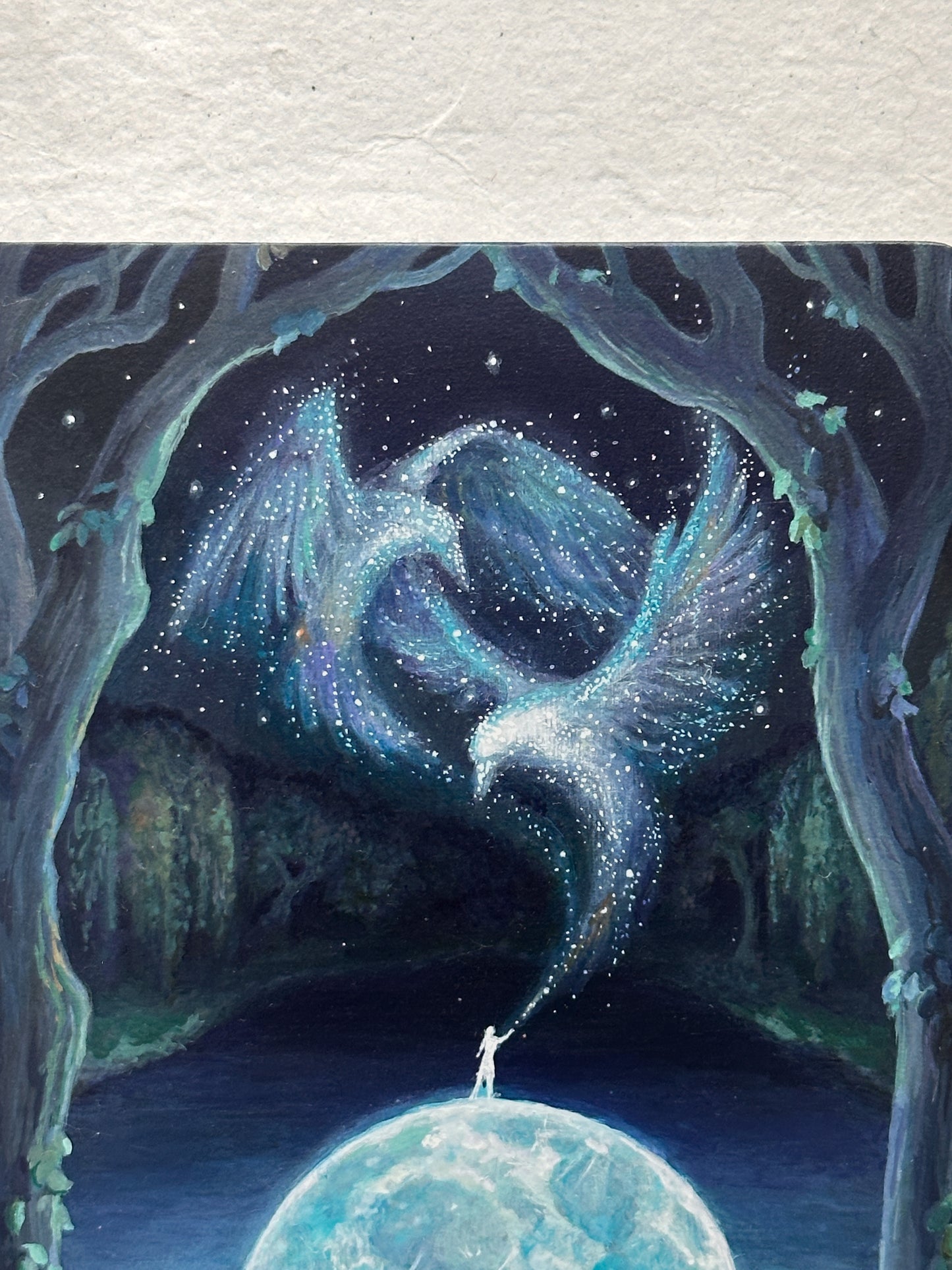 “The Wisdom of Ravens" | Original painting on panel