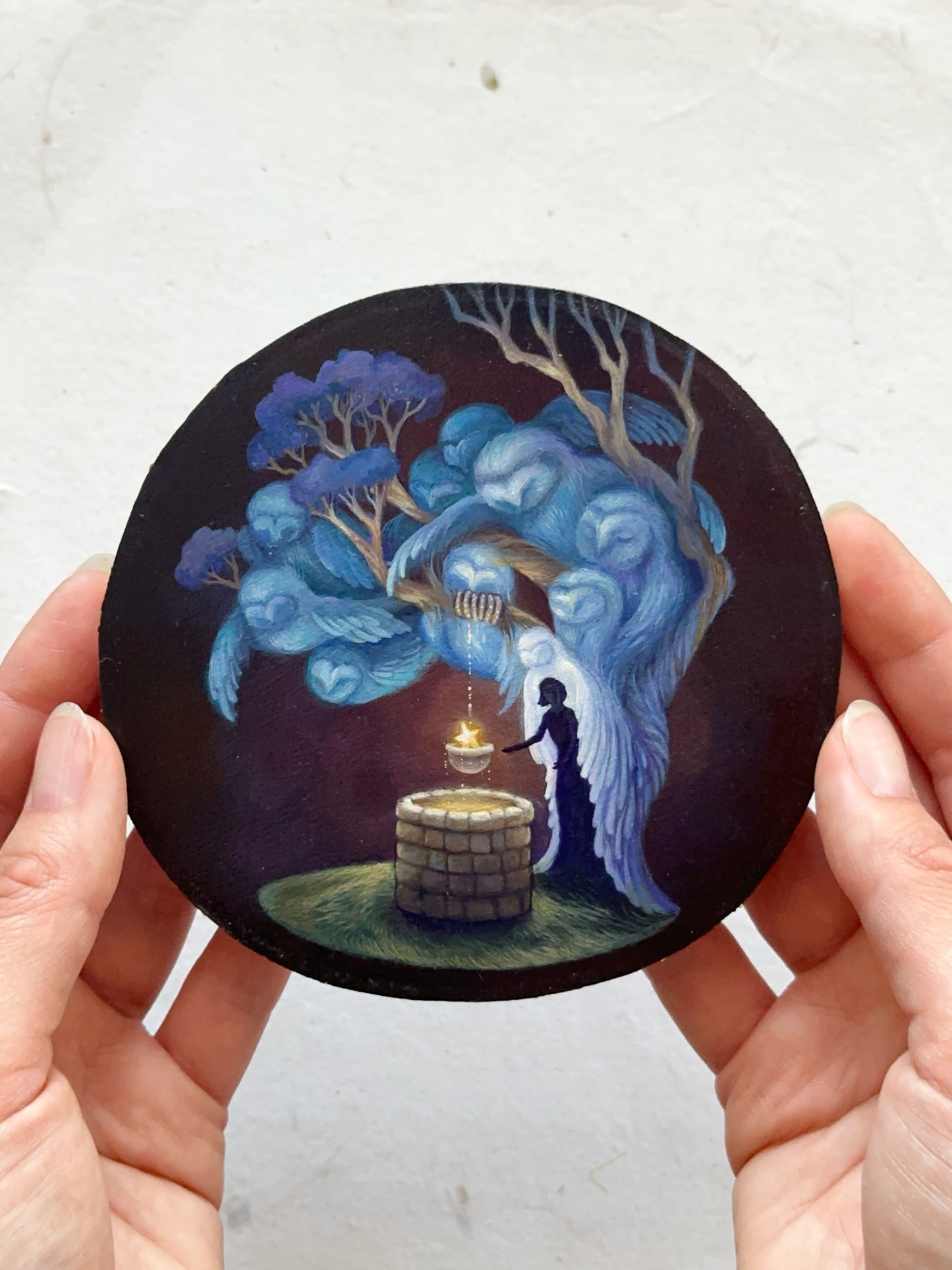 The Wishing Well | Original painting on birch