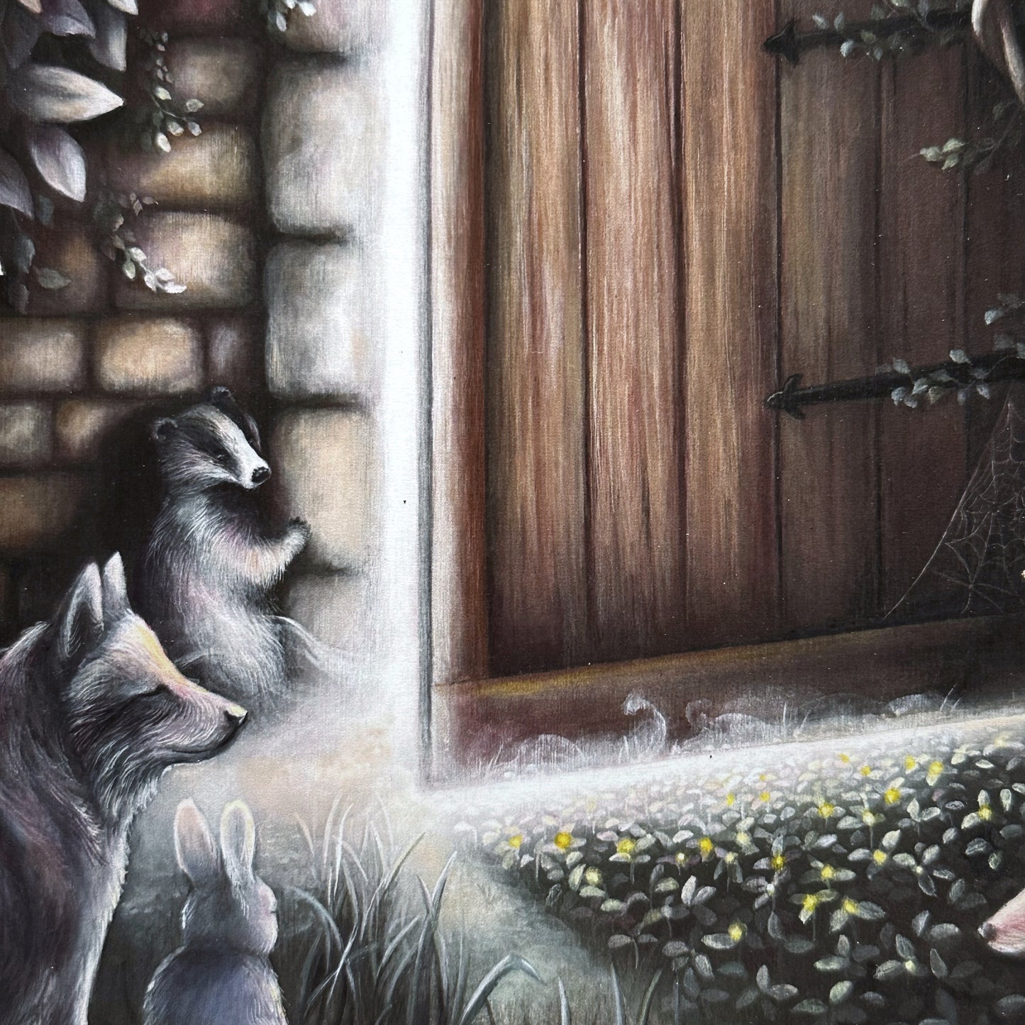 Open Edition "A Curious Door" 9x12 print